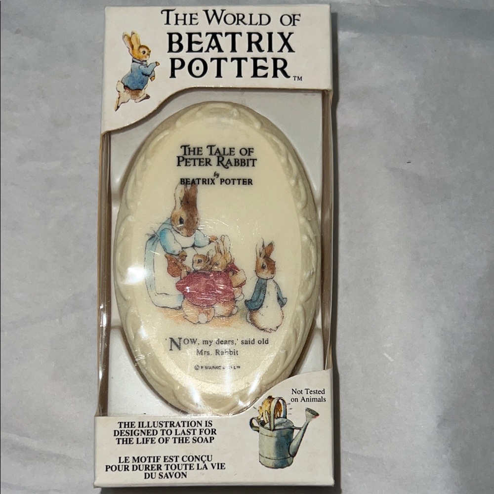 Vintage The World of Beatrix Potter Peter Rabbit Soap Bar - never out of box